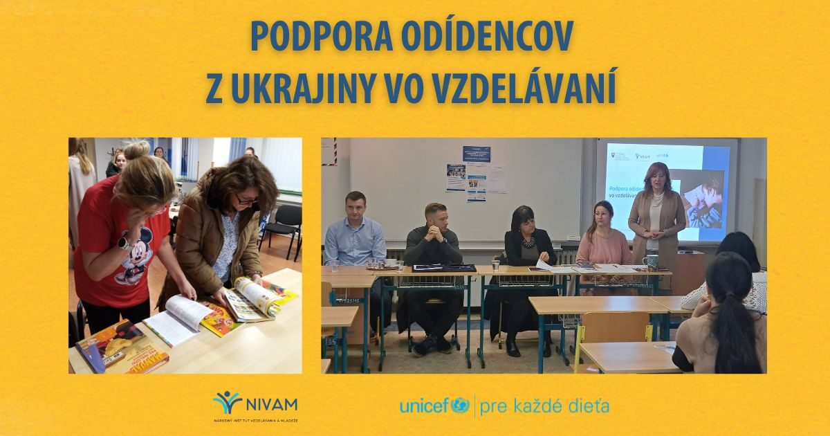 Infosemináre k aktivitám projektu Podpora odídencov z Ukrajiny vo vzdelávaní boli príležitosťou na výmenu príkladov dobrej praxe