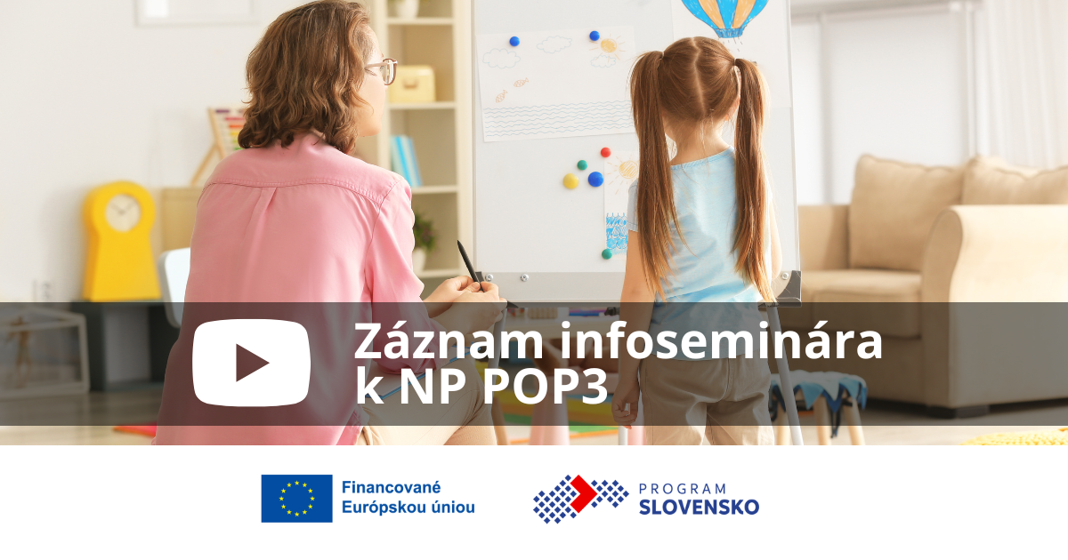 Záznam online informačného seminára približuje implementačný manuál NP POP3